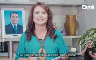 Na última semana de campanha, senadora Kátia Abreu declara apoio a Elenil. 