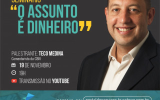 O evento é online e gratuito, com transmissão pelo Canal do YouTube do Sebrae Tocantins.