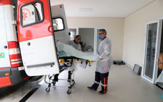 Pacientes do Hospital de Campanha da Vila Norte foram transferidos para o novo prédio do Hospital Municipal. 