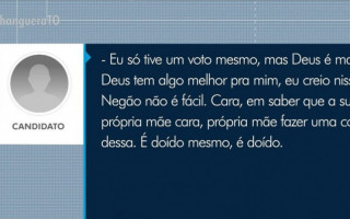 Descrição de áudio do candidatos derrotado.