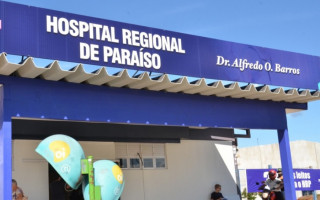 Fachada do Hospital Regional de Paraíso do Tocantins