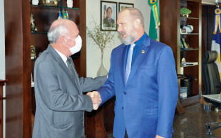  Presidente do TJ agradeceu ao Governo e ressaltou a honra que foi ter estado à frente do Executivo Estadual