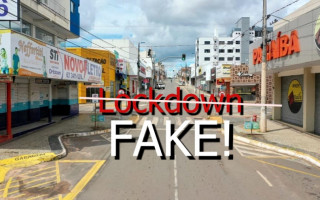 É falso a notícia espalhada em WhatsApp de que foi decretado novo lockdown no Tocantins. 