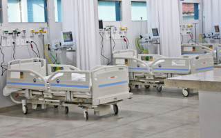 Hospital recebeu 10 leitos de UTI, atualmente utilizados por pacientes acometidos pela Covid-19.