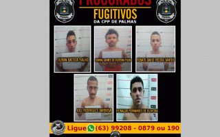  Durval Gomes, Joel Rodrigues,  Olivan Batista, Reinaldo Fernandes e Renato David 