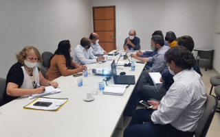 Reunião do prefeito e secretários com a BRK