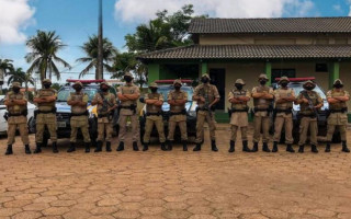 Alunos iniciam estágio do Curso de Policiamento Ostensivo Rural.