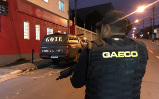 Gaeco durante a Operação Dolos