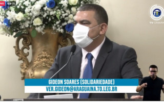 Vereador Gideon Soares é eleito presidente da Câmara de Araguaína