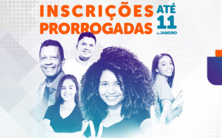 Inscrições foram prorrogadas até 11 de janeiro.