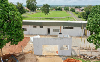 Obra teve conclusão de toda a parte de alvenaria e da cobertura.