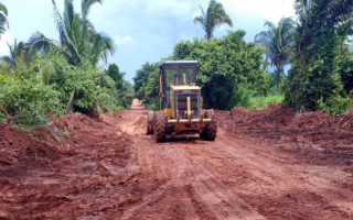 Trecho da TO-423 recebe serviço de patrolamento da Ageto.