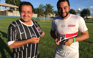 Evento organizado pelos amigos Lucas Ferreira, torcedor do Corinthians, e Ygor Cortez, do São Paulo.