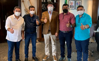 Governador Carlesse garante ao deputado Jorge Frederico início das obras do HGA
