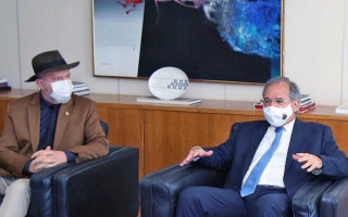 Governador Mauro Carlesse participa de audiência com Ministro Paulo Guedes