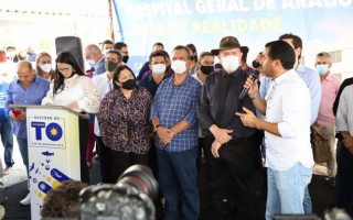 Vice-governador participou da assinatura da Ordem de Serviço para início das obras de construção do HGA.
