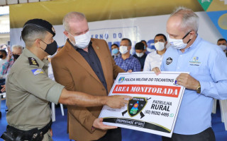 Governador destacou que o meio rural ganhou um apoio de qualidade com o 1º Curso de Policiamento Ostensivo Rural do TO.