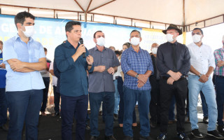 Deputado Jorge Frederico participou do evento de lançamento do início das obras do HGA.