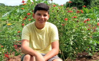 Estudante da rede estadual, jovem ambientalista e Transformador da Ashoka, Rhenan Cauê 