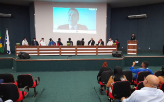 Deputado Tiago Dimas participou remotamente da posse do novo presidente da ATM 