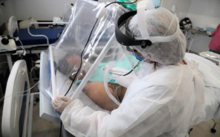 Leitos de UTI do Hospital de Campanha de Araguaína.