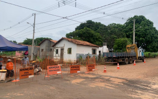 Obras de saneamento estão sendo realizadas em Tocantinópolis.