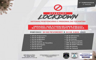 Nesta fase 16 unidades foram selecionadas para o recebimento de novos presos