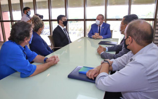 Carlesse recebeu o sócio da empresa Freedom Partners na manhã desta quarta-feira, 3, em reunião no Palácio.