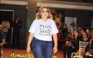 Luciana Coelho participou do concurso de moda Plus Size Brasil.