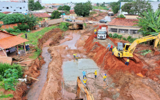 Os locais foram encontrados durante o avanço do trabalho de implantação das estruturas de concreto.