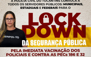 Servidores vão paralisar atividades durante a manhã desta segunda-feira, 22, no Tocantins