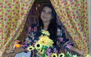 Cerimonialista araguainense Chiang Karla Barroso teve visão afetada após contrair covid. 