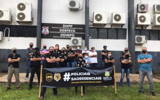 Manifestação foi realizada nesta segunda-feira, 22.