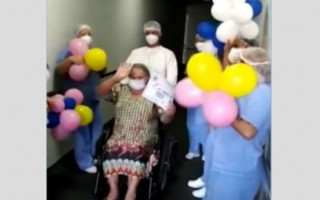 Dona Izabel Carvalho recebeu alta nesta terça-feira, 23.