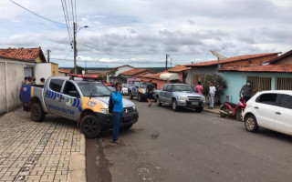 Suspeito foi preso numa casa na rua Bela Vista, bairro São João. 