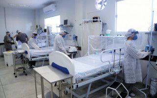 Leitos de UTI Covid do Hospital Municipal, em Araguaína.