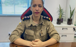 Major Marlene é a nova comandante do 1º Batalhão da PMTO.