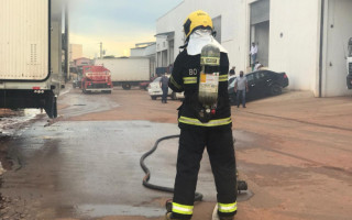 Produto vazou de um caminhão em Araguaína 