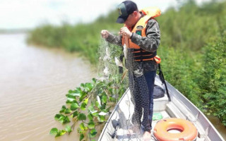 Ao longo do período da Piracema, o Naturatins apreendeu 9.900 metros de rede.