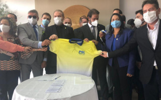 Governador Carlesse e Josi Nunes se filiam ao PSL 