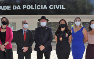 Obras da Cidade da Polícia Civil foram vistoriadas nesta terça, 20.