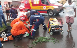 Acidente ocorreu na tarde desta quarta-feira (21), na Av. dos Administradores. 