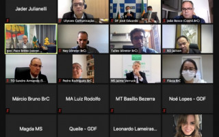 Reunião do Consórcio Brasil Central foi realizado de forma on-line nesta quinta-feira, 22.