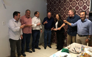 Dimas, Laurez, Vicentinho, Wagner e demais aliados