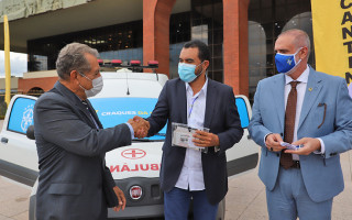 Ambulância vai ajudar o hospital no transporte de pacientes com dificuldades de locomoção para o acesso ao HGP.