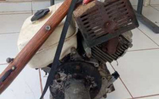 Motor de barco foi recuperado pela Polícia Civil.