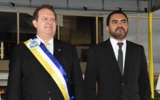 Governador Mauro Carlesse e vice Wanderlei Barbosa.