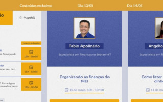 Semana do MEI desta quinta-feira, 13, terá uma sequência de oficinas e palestras.