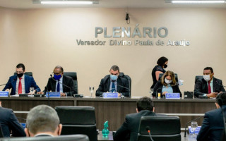 Vereadores deverão usar máscara durante as sessões.