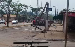 Moradores ficam sem energia no Distrito de Novo Horizonte em Araguaína.